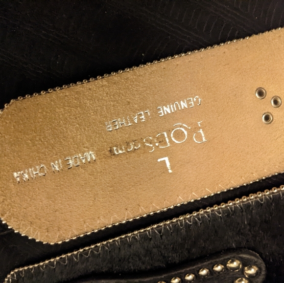 Rhinestone Hip Belt beautiful bling thick waist belt hide chunky sparkly studs - Picture 6 of 16